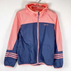 アディダス トレーニングウェア HM ウインドブレーカー ジャケット ナイロン パーカー M ネイビー B30879 レディース ADIDAS スポーツ ランニングウェア
