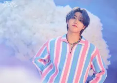 【中古】キャラカード ハン/衣装：水色×ピンク・横型 ランダムトレーディングカード 「Stray Kids 5-STAR Dome Tour 2023」