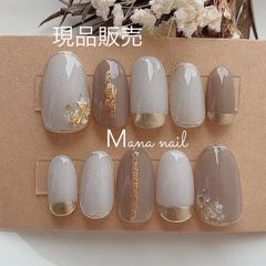 サイズオーダー可能】ニュアンスネイル - メルカリ