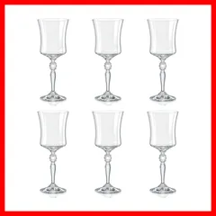 ワイングラス 6個セット 300ml 食洗機対応 ボヘミアングラス GRACE ガラス製 クリスタレックス 40792-300-6