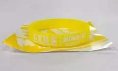 【中古】アクセサリー(非金属)(男性) EXILE ゴムブレス(イエロー) 「EXILE LIVE TOUR 2009 “THE MONSTER”」 