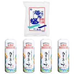 「ぬちまーす マイソルト 30g×4個」「沖縄の海水塩美ら海育ち 500g」の特選セット