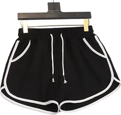 ミラクルート ぴったり セクシー ショーパン 短パン ショートパンツ レディース 部屋着( ブラック,  M)