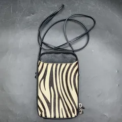 在庫ありました　Y241 BEAUTY&YOUTH UNITED ARROWS ヘアオンレザー ジップスリム ウォレットショルダー オサイフショルダー レディースバッグミニバッグ