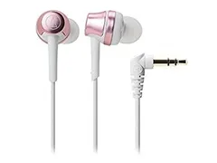【中古】【非常に良い】audio-technica イヤホン カナル型 ピンク ATH-CKR50 PK