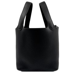 エルメス(HERMES) ピコタンロックPM(18) 黒 トリヨン シルバー金具 W刻印(2024年製造) 新品 レディース ハンドバッグ