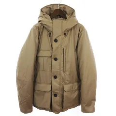 ウールリッチ WOOLRICH THE TETON フーデッド ダウンジャケット WOCPS2578 ベージュ系 USサイズ M