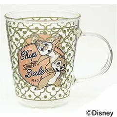 三郷陶器 ディズニー チップ＆デール 耐熱ガラスマグカップ 3330-03