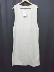 ◇ ⊇ ◎ ●未使用● emi+ エミプラス タグ付き 秋冬 膝下丈 ジャンパースカート サイズL ホワイト レディース P  【1408200038868】