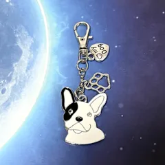 ♡handmade♡ うちの子 わんこ チャームフレブル②　ボストンテリア