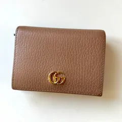 極美品◆GUCCI 二つ折り財布 GGスプリーム マーモント ベージュ 2025年最新】GUCCI 二つ折り財布の人気アイテム - メルカリ