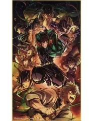 【中古】紙製品 集合 描き下ろしビジュアル色紙ボード 「Blu-ray/DVD 鬼滅の刃 柱稽古編」 ufotable全巻購入特典