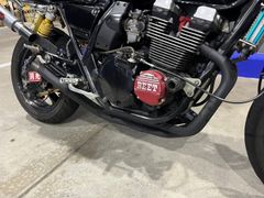 REDSTAGE 音の戦国  猪武者シリーズ  XJR400 4HM用 月光管  外伝 ブラック サイレンサーなし