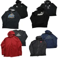 古着卸 まとめ売り スポーツブランドMIX スウェット 8枚セット (メンズ M ) ナイキ アディダス アンダーアーマー 中古 古着 NC4250