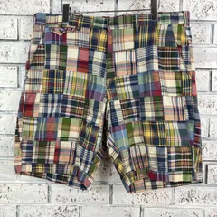 [RRL] インディゴ パッチワークショーツ Polo Ralph Lauren “Indigo Patchwork Shorts” 32 パッチワーク