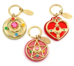 【中古】キーホルダー ブローチ＆コンパクト メタルキーチェーンセット(3個セット) 「美少女戦士セーラームーン・ザ・ミラクル 4-D ～ムーン・パレス編 デラックス～」 ユニバーサル・スタジオ・ジャパン2022限定