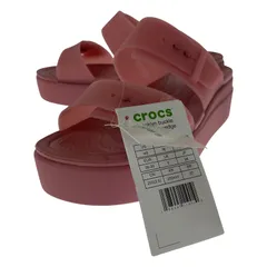 crocs クロックス タグ付き ベルトサンダル size24/ピンク