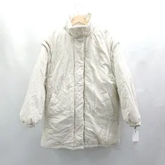 ◇ ⊇ ◎●未使用● Re:EDIT　リエディ 中綿 2WAY 長袖 コート サイズL オフホワイト レディース E  【1503050006156】