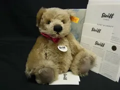 Steiff - ■極美品■ Steiff シュタイフ 039652 ウール×コットン テディベア くま クマ ぬいぐるみ ベージュ系 FD7151 □極美品□ Steiff シュタイフ 039652 ウール×コットン