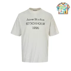 【今日WTO】Acne Studiosアクネ スタジオス モザイクアルファベットプリント半袖 T-JN82