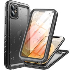 【数量限定】iPhone 12 Mini 用 ケース - iPhone 12 Cozycase Mini 用 防水ケース - 完全防水 防塵 2m 耐衝撃 360度 全面 両面 軽量 米軍 カメラ保護 ストラップ付き 海 お風呂 10M 水中撮影 洗濯可能 i