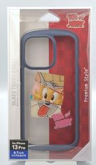 PGA｜ピージーエー iPhone 13 Pro 対応 6.1inch 3眼 ガラスタフケース Premium Style トムとジェリー PG-WGT21N01TAJ