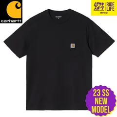 【ムラスポ公式】CARHARTT　カーハート　S/S POCKET T-SHIRT（Black）　メンズ　Tシャツ
