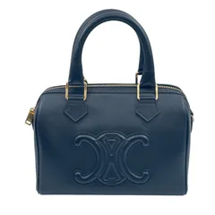 CELINE セリーヌ ボストンバッグ - 4501825E0116 CELINE セリーヌ トリオンフボストンバッグ タン PVC/カーフ