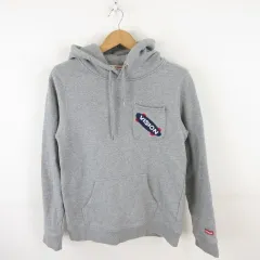 ヴィジョン ストリート ウェア VISION STREET WEAR パーカー スウェット 長袖 ロゴ グレー M *A128