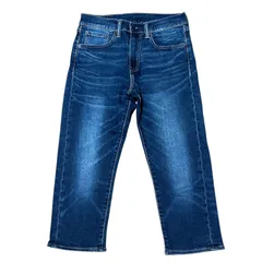 LEVI'S 505 COOL ストレッチ クロップド テーパードデニム インディゴ メンズS サイズ28 リーバイス