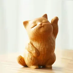 ヴィンテージ木製オブジェ旧東ドイツ製仕立て屋さんと猫