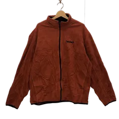 Timberland/ティンバーランド フリースジャケット アウター ワンポイント刺繍 オーバーサイズ ビッグシルエット バングラデシュ製 メンズ 2XL オレンジ