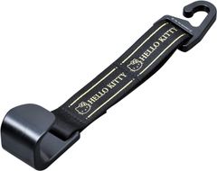 セイワ(SEIWA) 車内用品 フック ハローキティ Ｂ＆Ｇ ブラック ゴールド 荷物かけ ＫＴ５４９ ヘッドレスト取付 長さ調節可能 ＨＥＬＬＯ ＫＩＴＴＹ コンビニ袋