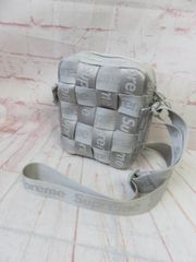 【中古】Supreme ｼｭﾌﾟﾘｰﾑ Woven Shoulder Bag ｼｮﾙﾀﾞｰﾊﾞｯｸﾞ ｻｺｯｼｭ ｸﾞﾚｰ  991802466