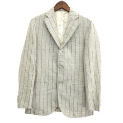 THOM BROWNE テーラードジャケット L ストライプ THOM BROWNE テーラードジャケット L ストライプ - メルカリ