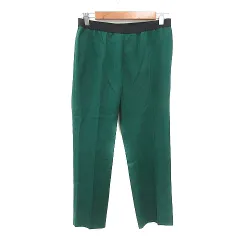 【美品】M-fil エムフィル パンツ グリーン　38 エムフィル M・Fil テーパードパンツ スラックス 38 M 緑