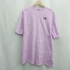 ◇ ⊂Φ THE NORTH FACE ザ ノース フェイス ロゴ 半袖 Tシャツ サイズM パープル レディース メンズ E  【1502180030222】