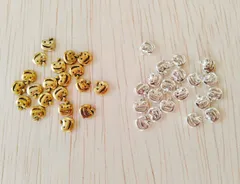 ネイルアート＊レジン封入パーツ＊ハロウィン＊Halloween＊ジャック・オ・ランタン＊メタル＊5mm×5mm×1.5mm＊20個セット