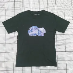 ◇ ⊂ ユナイテッドアローズ カジュアル 半袖 クルーネックプリントコットンTシャツ サイズM ブラック系 メンズ E  【1508200028828】