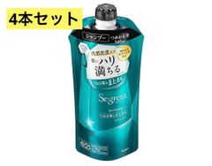 【４個セット】セグレタ シャンプー うねる髪もまとまる つめかえ用 340ml