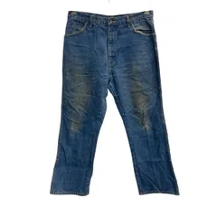 RUSTLER デニムパンツ W34 ブルー ラスラー ジップアップ メキシコ製 ジーンズ カジュアル ブーツカット 古着卸 アメリカ仕入 2506-776