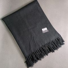 Acne Studios 大判　旧タグ　マフラー ストール ブラック　黒 バージンウール　200x70