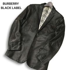 ブラックレーベルクレストブリッジ シープレザーライダース ジャケット