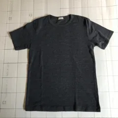 ト2502-⑨-3768 ナノユニバース　nano・universe ワッフル  Tシャツ　グレー　Ｍ