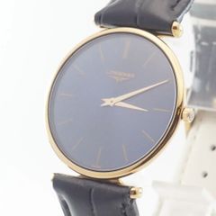 稼動品 ロンジン LONGINES ラ・グランドクラシック L4.635.2 クオーツ ネイビー文字盤 メンズ腕時計 スイス製