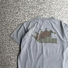 STUSSY / 90's ROYALGOODS crown T-shirt【オールドクラウン、白タグ】ステューシーバックプリントTシャツ古着ストリート灰　掠り　シングルステッチ　フェード　sk8 ビンテージ　横ノリ　希少　菅田将暉