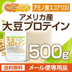 【NICHIGA／ニチガ公式】大豆プロテイン（アメリカ産） 500ｇ 【送料無料】【メール便で郵便ポストにお届け】 強粘性タイプ（ペーストタイプ） IP管理大豆使用  甘味料無添加 [01]