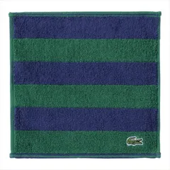 ラコステ Lペルマナントタオルハンカチ A/ｸﾞﾘｰﾝ 景品 販促品 粗品 プレゼント 記念品 来場記念 ギフト 内祝い