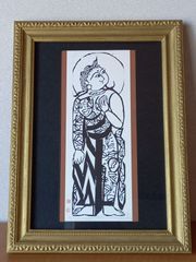 本物】棟方志功】板畫集】稀少品】42作品】梅原龍三郎が筆寄せ】昭和22