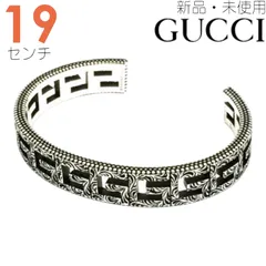 【GUCCI】 グッチ リザード バングル ブレスレット 布袋付　美品 GUCCI グッチ バングル Gロゴ リザード メタル ゴールド